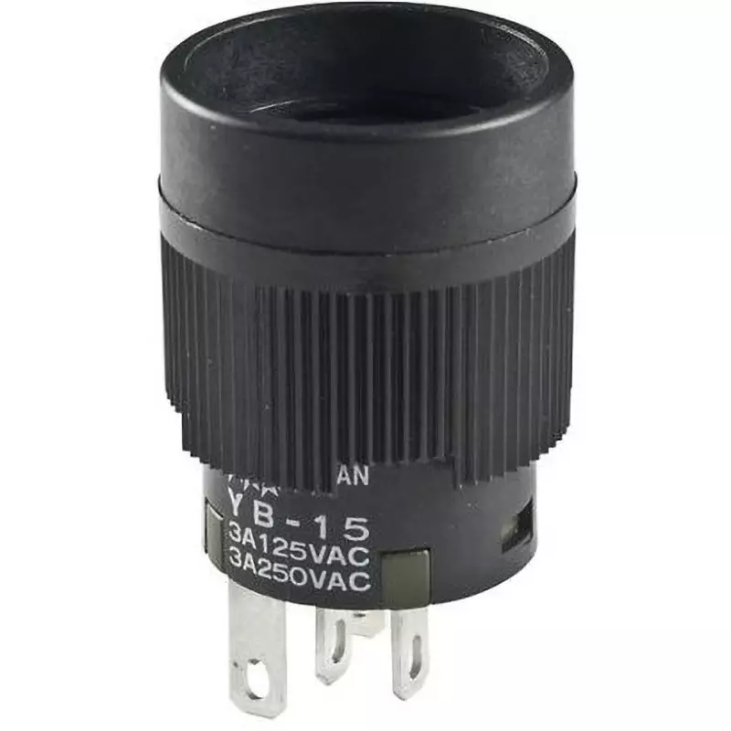 NKK SWITCHES Pushbutton Switch, YB15CKW01