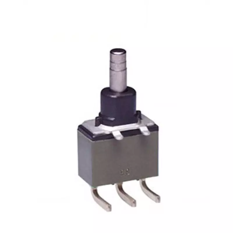 NKK SWITCHES M2 Push Button Switch Printed Circuit Board Right Angle Single Pole Double Throw, M2B-15AAH2