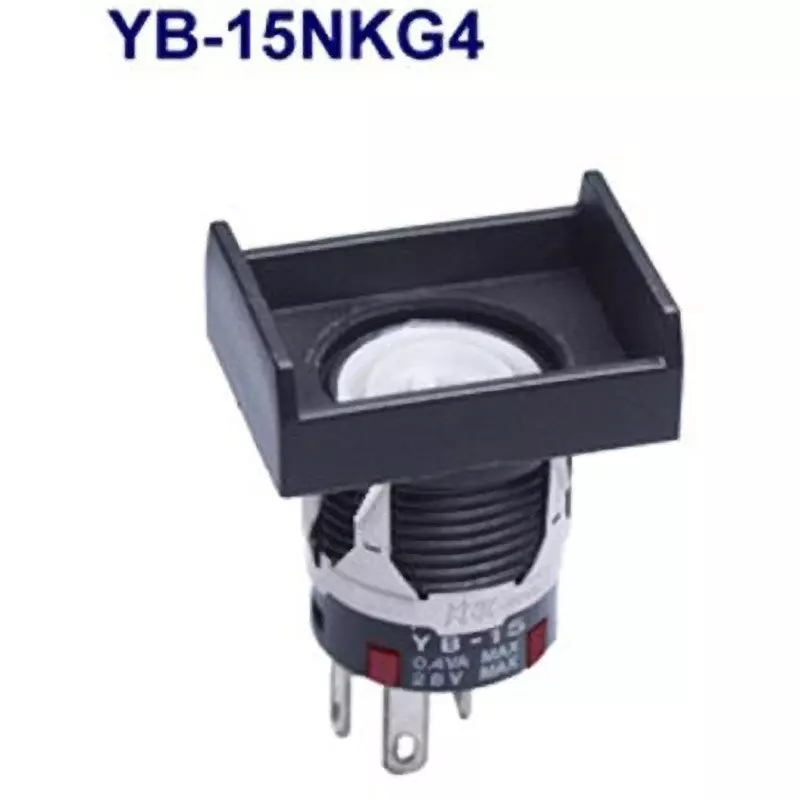 NKK SWITCHES Illuminated Push Button Switch Solder Terminal Single Pole Double Throw YB-15NKG4