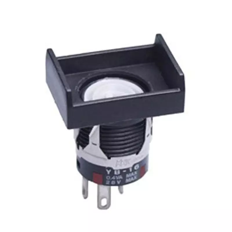 NKK SWITCHES Illuminated Push Button Switch Solder Terminal Single Pole Double Throw YB-16NKG4