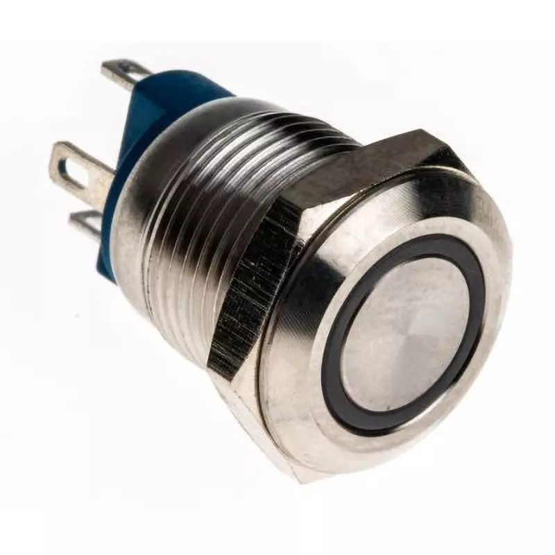 RS PRO Push Button Switch AC/DC 12 V Rated Voltage Round Type Actuator, 111-6526