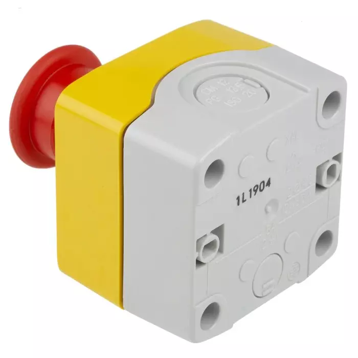 cape-electric-push-button-station-emergency-stop-with-key-release-type-thermoplastic-body-ip65-rating-for-operating-industrial-machinery-cpb002ps