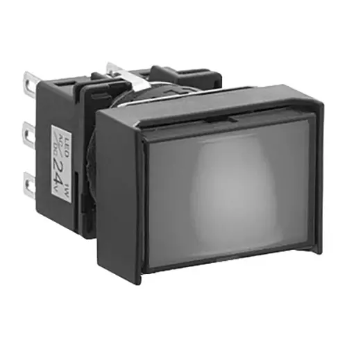 IDEC LB Series Illuminated Push Button Switch Rectangular Φ16 mm, LB3L-A1T54WA
