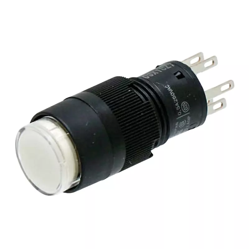 Omron Small Pushbutton Switch Φ12 mm Mounting Hole Diameter, A3CT-90A1-05EW
