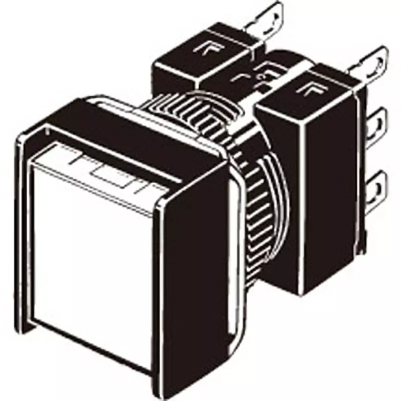 Omron Momentary Quick Connector Pushbutton Switch Φ16 mm Mounting Hole Diameter, A16-ABM-2S