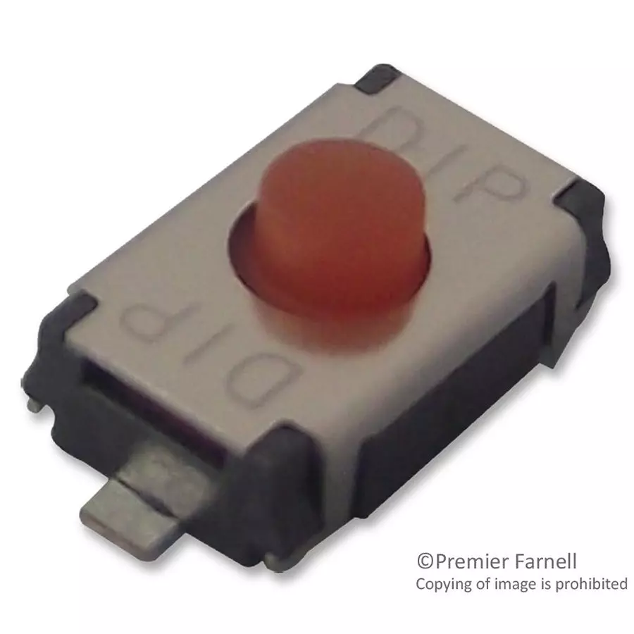 MULTICOMP PRO Tactile Switches Product Range:MCTAEF Series, MCTAEF-25R-V (Pack of 5)