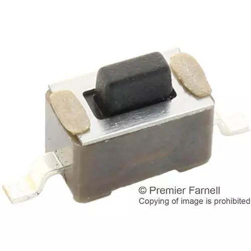 E-SWITCH SWITCH, TACTILE SPST 50mA, SMD GULL WING, TL3302BF180QG. (Pack of 10)