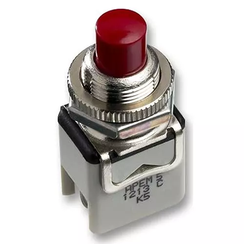 APEM Switch, Spst-Nc, 3A, 12VDC, Solder/Qc, 1212C6