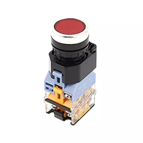 Sibass Electric Flush Push Button with Lamp LA Series 22.5 mm Dia. With CE Mark, SE-LA3811 D (Pack of 500)