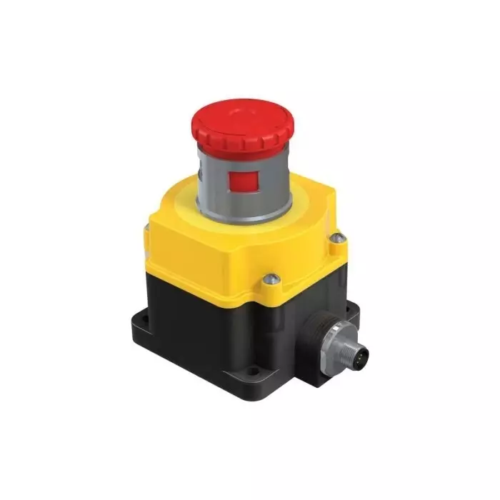 Banner SSA-EB Series Push to Shut Off Turn Release Emergency Stop Push Button Flush Mount DPST, SSA-EB1MP-02ED1Q4