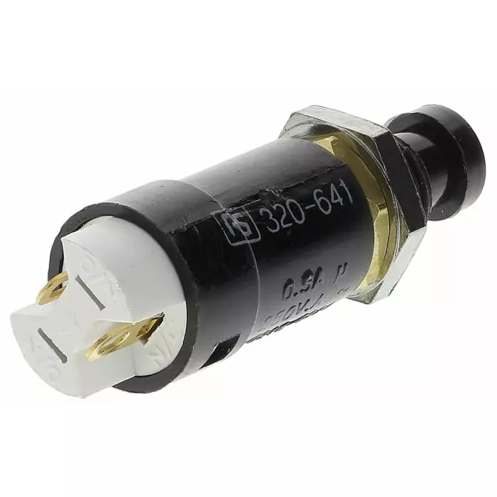 ARCOLECTRIC (BULGIN LIMITED) 0918 Series Miniature Push Button Switch Momentary Panel Mount 7.1 mm Cutout SPST 250 V AC, T0918SOAAE