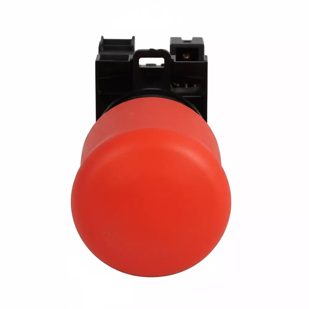 EATON Push-Pull Emergency Stop Switch Non-Illuminated DPDT Panel Mount, M22-PV-K02