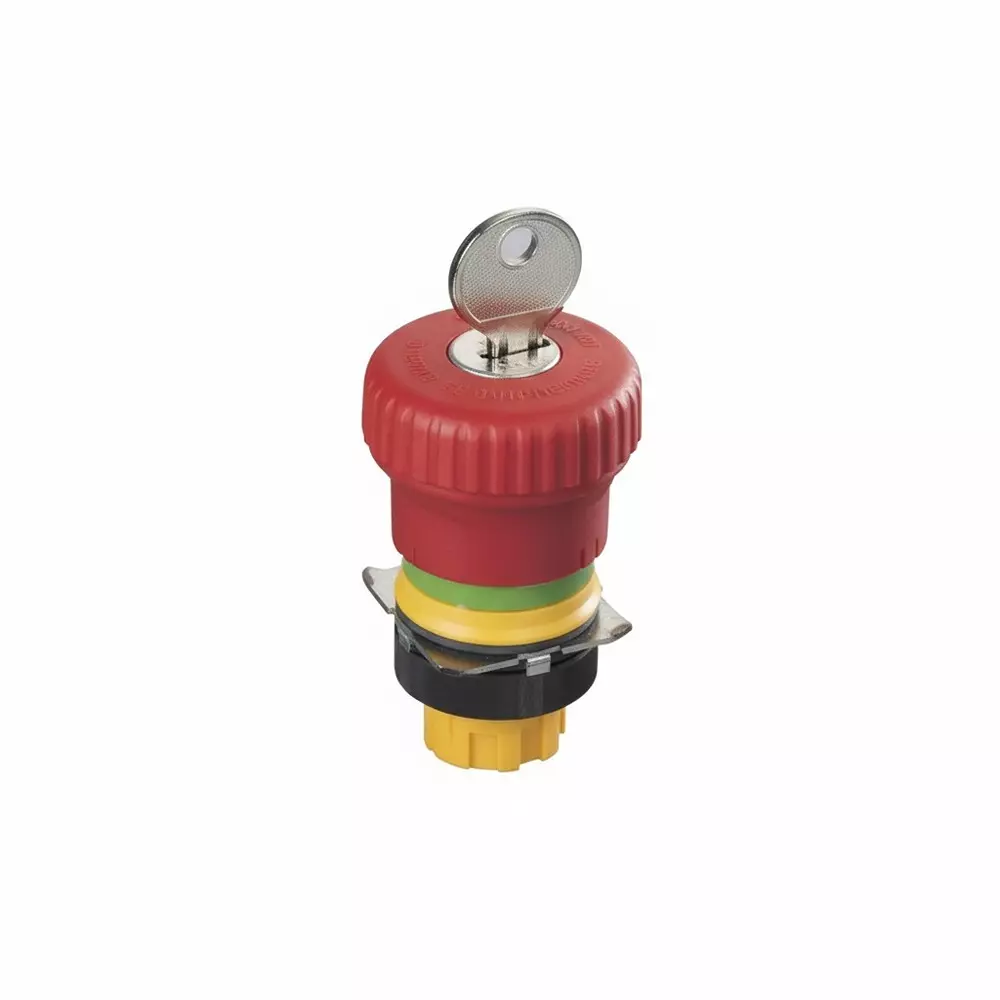 RAFI Emergency Stop Switch Non-Illuminated Panel Mount Contact Termination, 1.30.243.701/0300