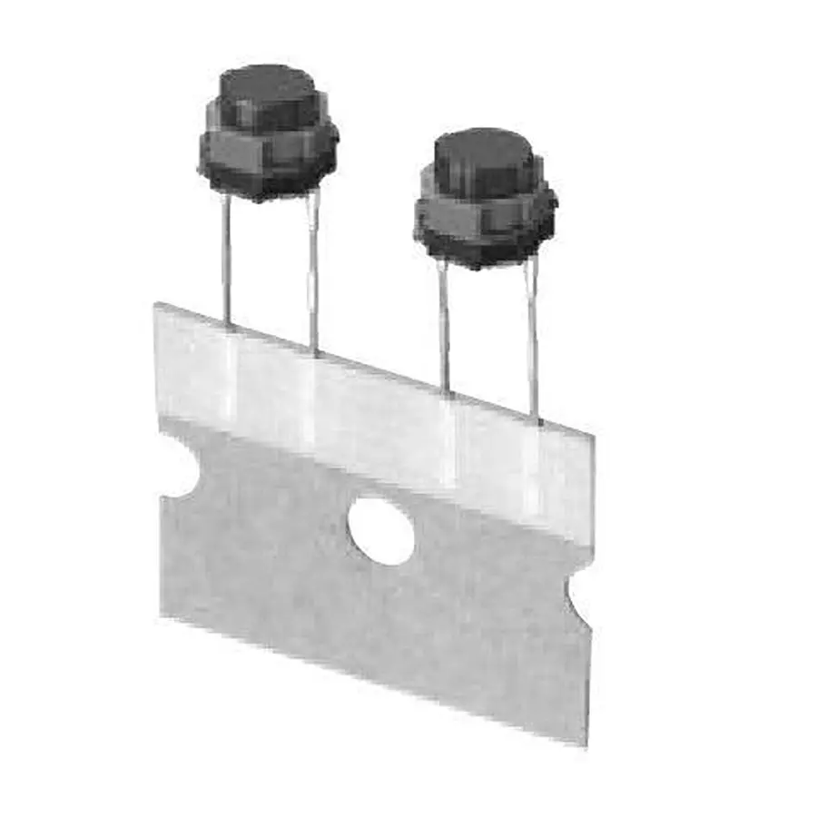 Panasonic Tactile Switch Non-Illuminated Gull Wing Lead Termination 50 mA Round Actuator 12 V DC, EVQ-PVF05K