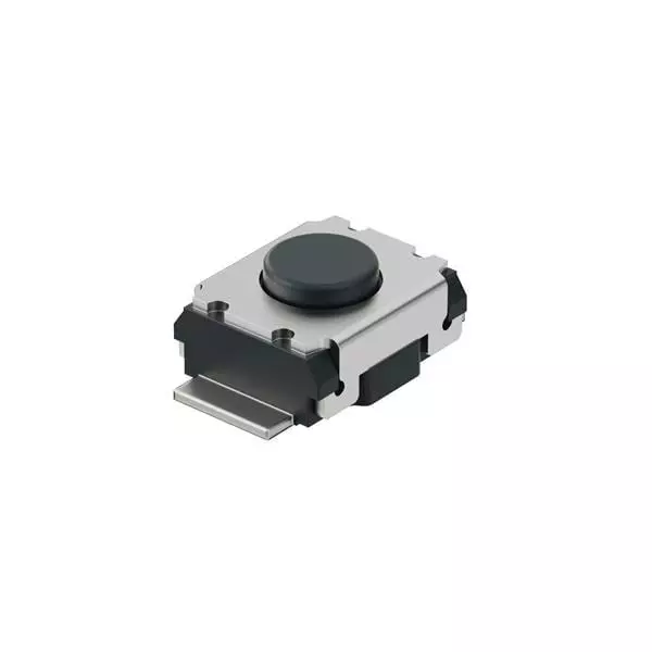 GCT Tactile Switch Non-Illuminated SMD/SMT Termination 50 mA Round Actuator 12 V DC, SWT0010-015016SSA