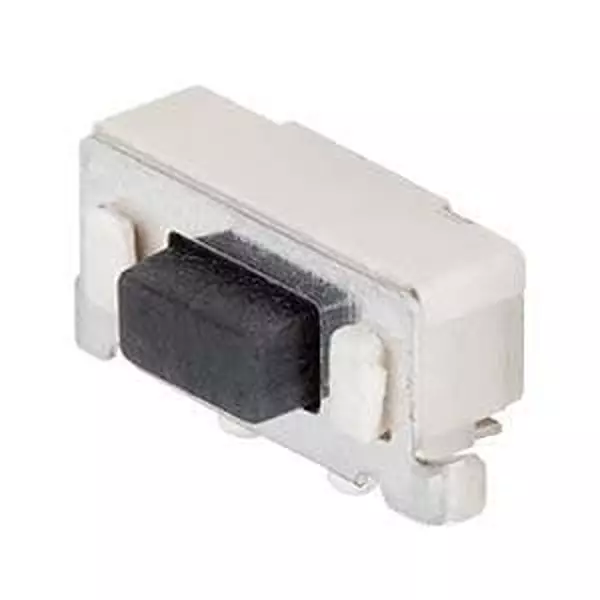 Same Sky Tactile Switch Gull Wing Lead Termination 50 mA Rectangular Actuator 1 V DC to 12 V DC, TS32-7-35-BK-B-260-RA-SMT-TR