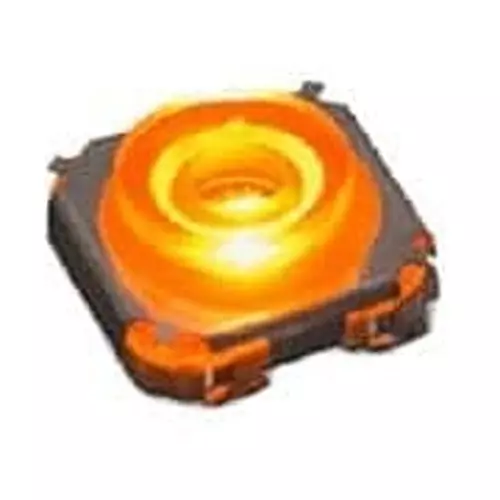 MARQUARDT Tactile Switch Illuminated Leadless Termination 50 mA Round Actuator 28 V DC, 3006.2115