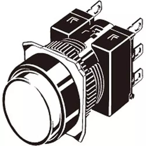 Omron Push Button Switch (Round) (Led) (Round Body Φ16) 2C Contact Configuration