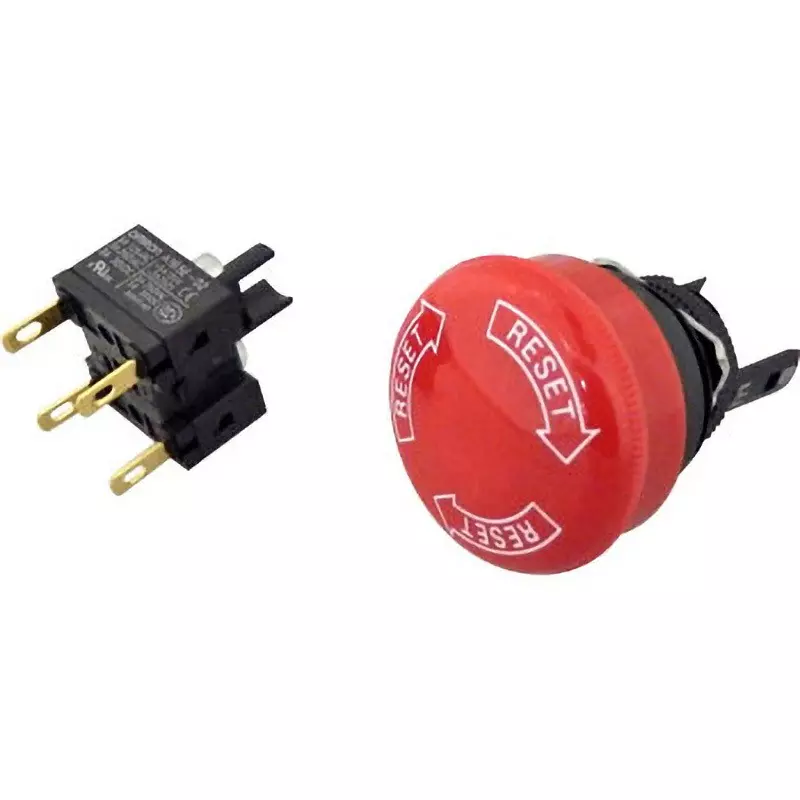 Omron Pushbutton Switch for Emergency Stop (Diameter 16) A165E Series