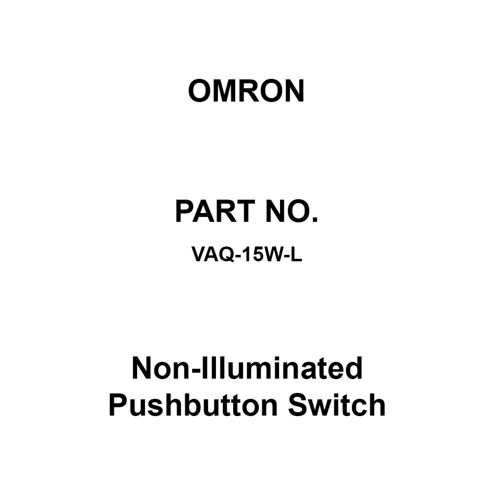 Omron Non-Illuminated Pushbutton Switch