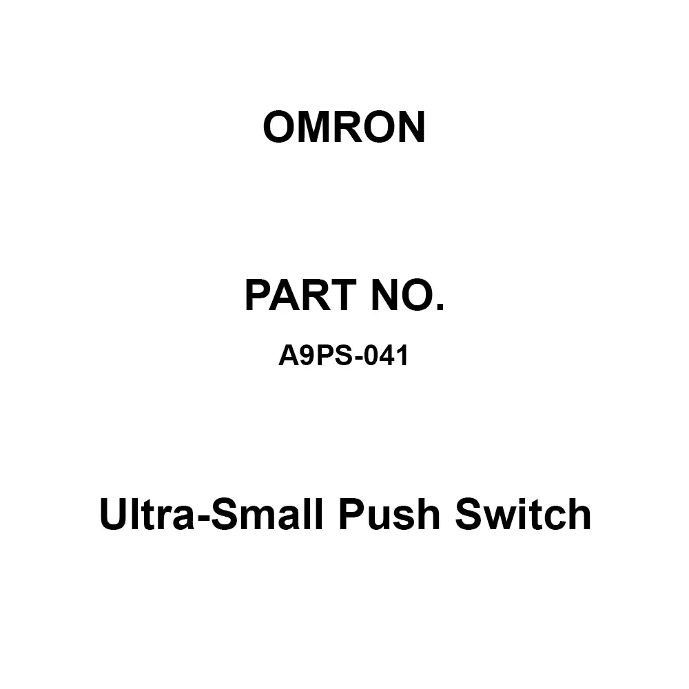 Omron Ultra-Small Push Switch Blue Color, A9PS-041