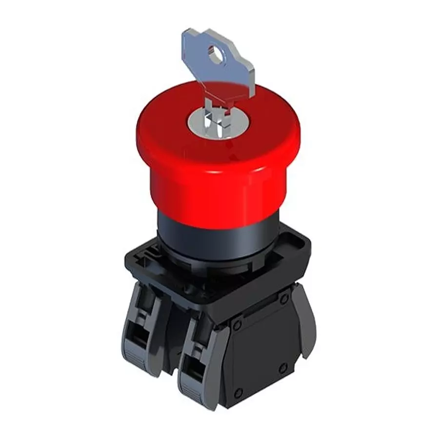 RS PRO Push Button Switch 1 NO/1 NC Screw Red IP20, IP65 40 mm 76 mm, 102722