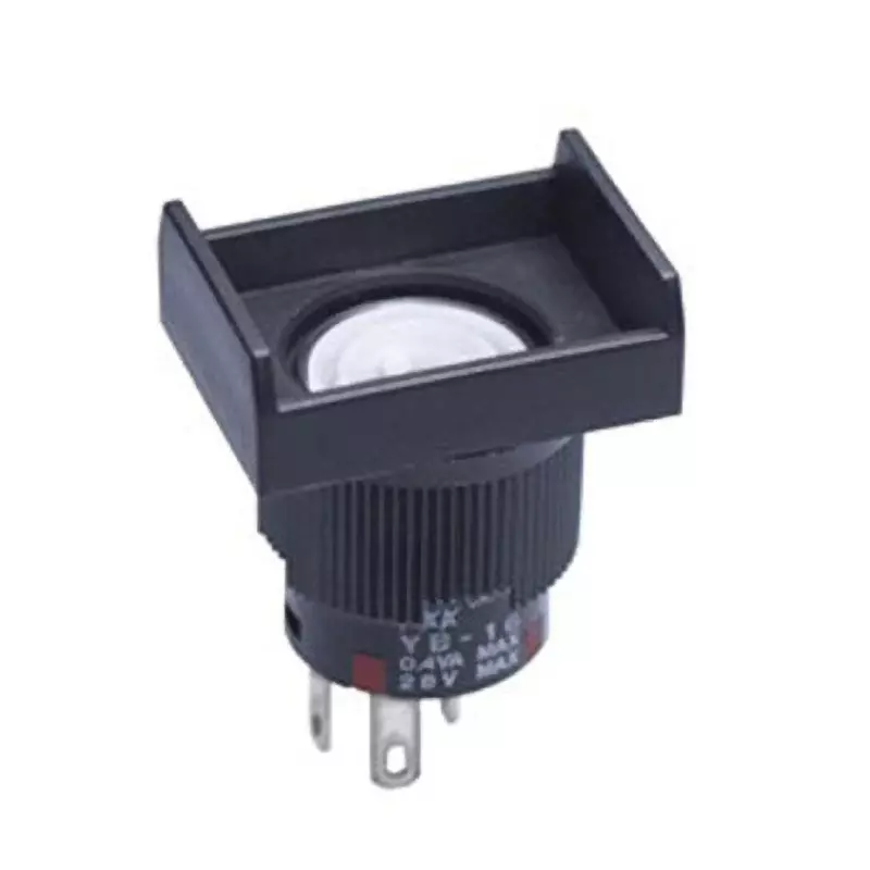 NKK SWITCHES Illuminated Push Button Switch Solder Terminal Single Pole Double Throw YB-16RKG4