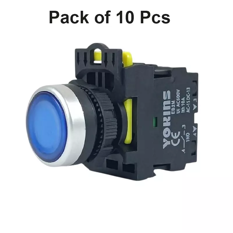yokins-illuminated-push-button-eb2m-a-10d-b-22mm-with-spring-return-with-1no-copper-silver-contacts-set-of-10nos-b