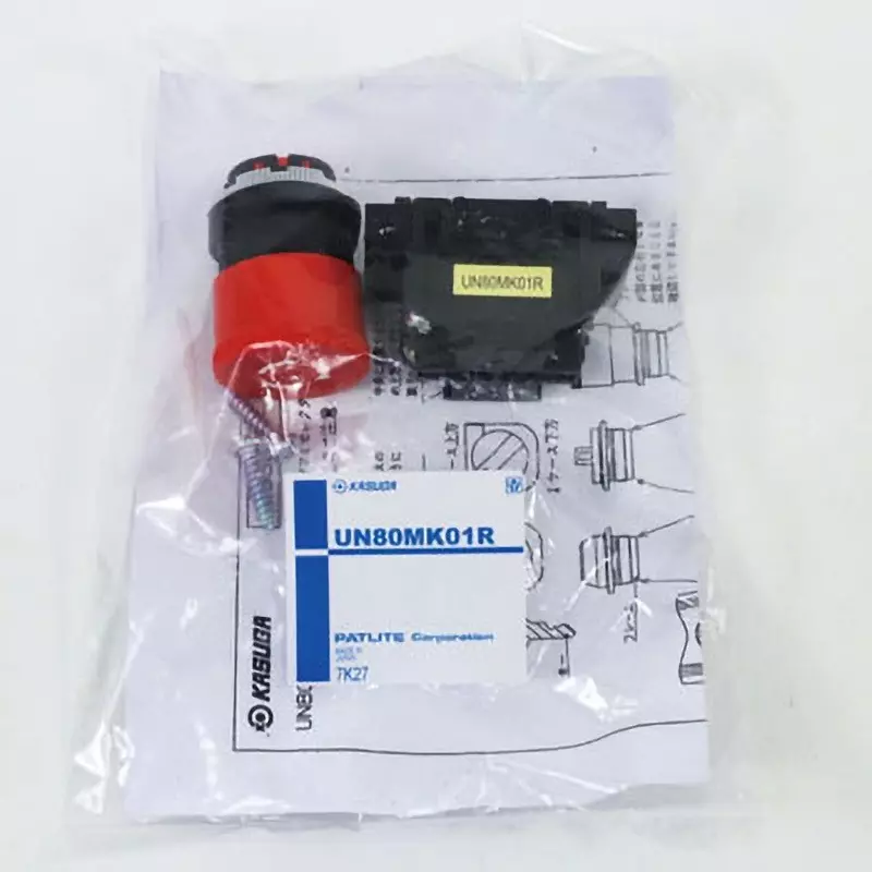 PATLITE Switch Unit 5 a Rated Carrying Current AC500 V Rated Insulation Voltage UN80MK01R