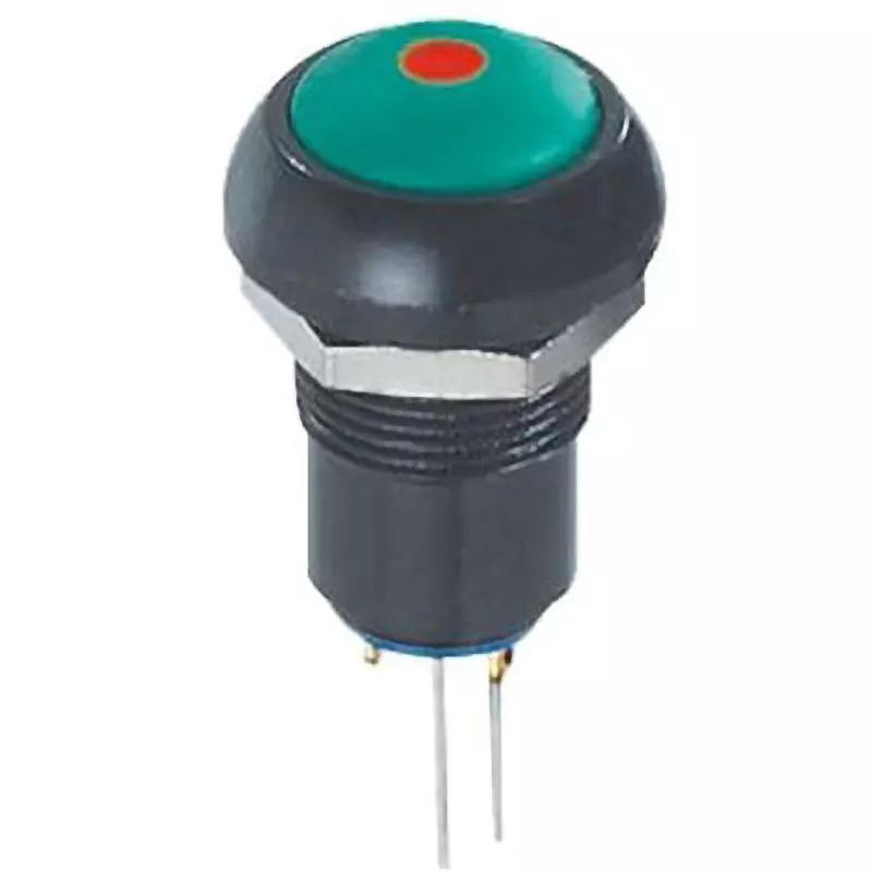 APEM Push Button Switch Off-On Panel mount 13.6 mm Cutout Diameter, IPR1SAD3L0S