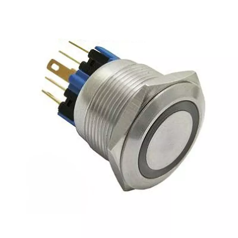 GB Push Button Switch Single Pole Single Throw AC 250 V-5 A, GQ22-11E/G/12