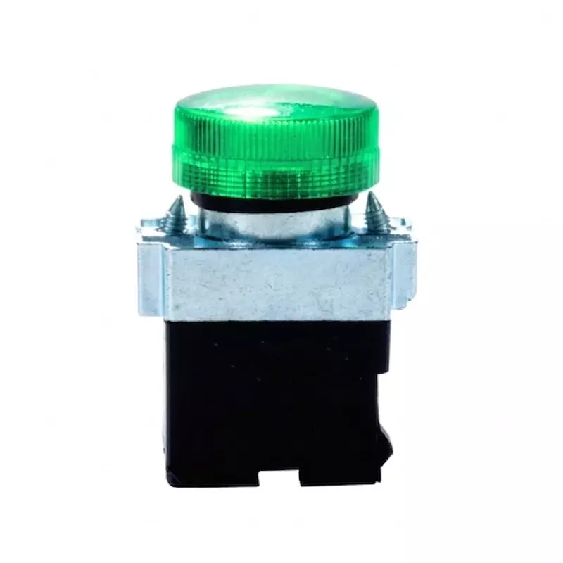 BCH BML Pilot LED Indicating Light Green Color 60 VDC, BML22PLY4G