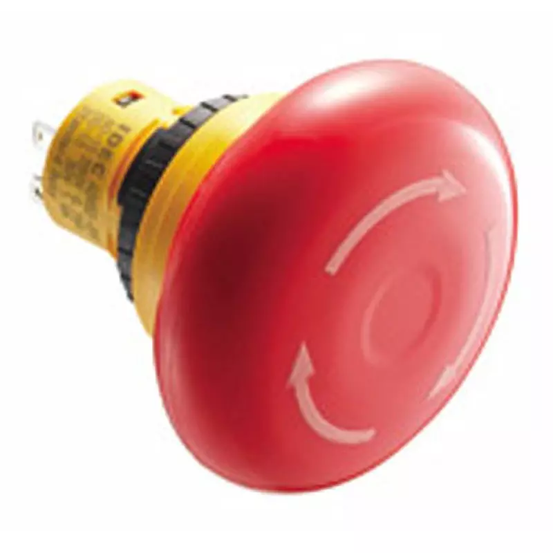 IDEC AB6E Emergency Stop Push Button Switch 16 mm, AB6E-4BV01PRM