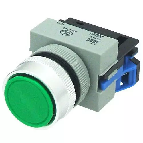 IDEC TW Push Button Switch Non-illuminated Round Φ22 mm Green, ABW120G-MAU
