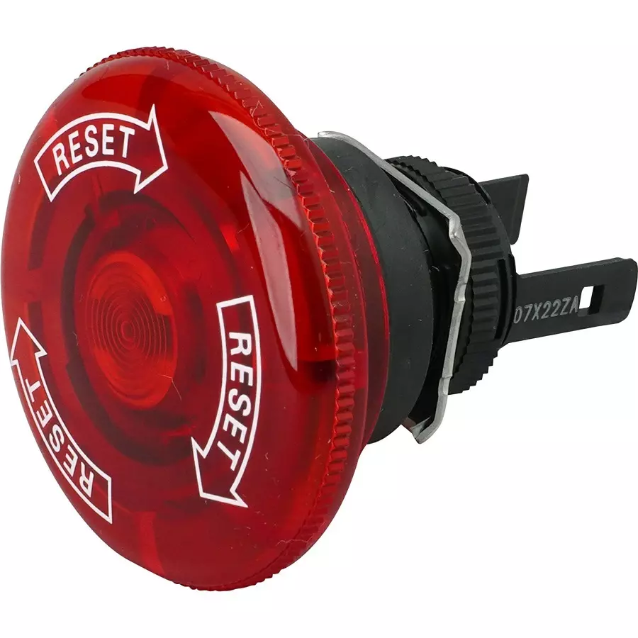 Omron Pushbutton Switch Φ16 mm LED Illumination for Emergency Stop, A165E-LM