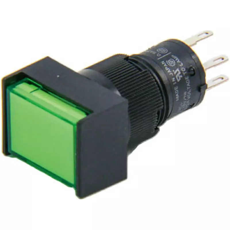 Omron Small Pushbutton Switch Φ12 mm Mounting Hole Diameter, A3CJ-90B1-05EG