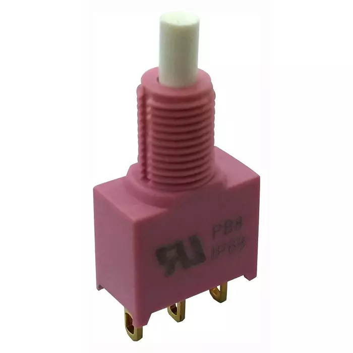 MULTICOMP PRO Standard Pushbutton Switches PB SWITCH, SPDT, 1A, 120VAC/38VDC, PANEL, MP-PB8-AA00A1GE-2.