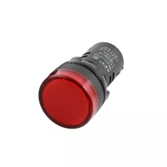 Sibass Electric Luminous Push Button Barrel Type 11 Series with 1NO+1NC Element and CE Mark, Red, SE-11D (Pack of 500)