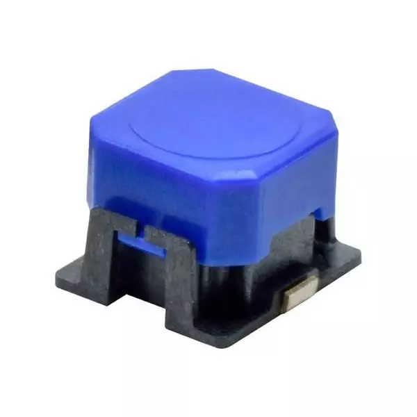 OMRON ELECTRONIC COMPONENTS Tactile Switch Non-Illuminated Solder Pad Termination 50 mA Square Actuator 16 V DC, B3AL-1004P
