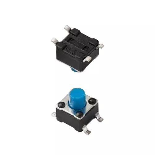C&K COMPONENTS Tactile Switch Non-Illuminated Gull Wing Lead Termination 50 mA Round Actuator 12 V DC, PTS647SN38SMTR2N LFS