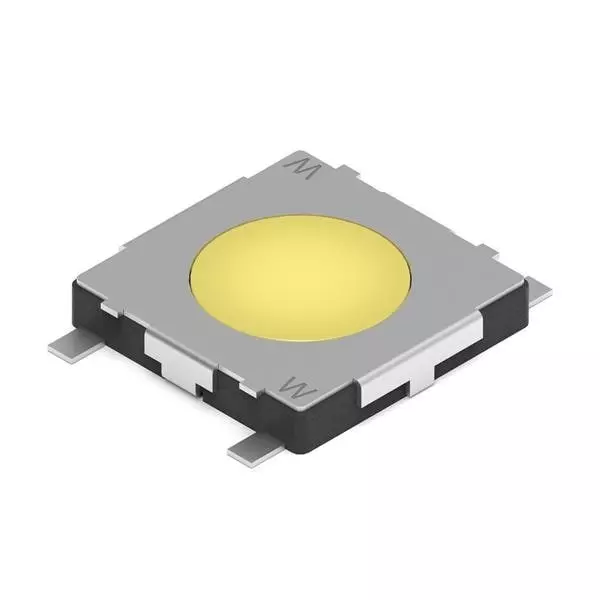 WURTH ELEKTRONIK Tactile Switch Non-Illuminated Solder Pad Termination 50 mA Round Actuator 12 V DC, 431181008816