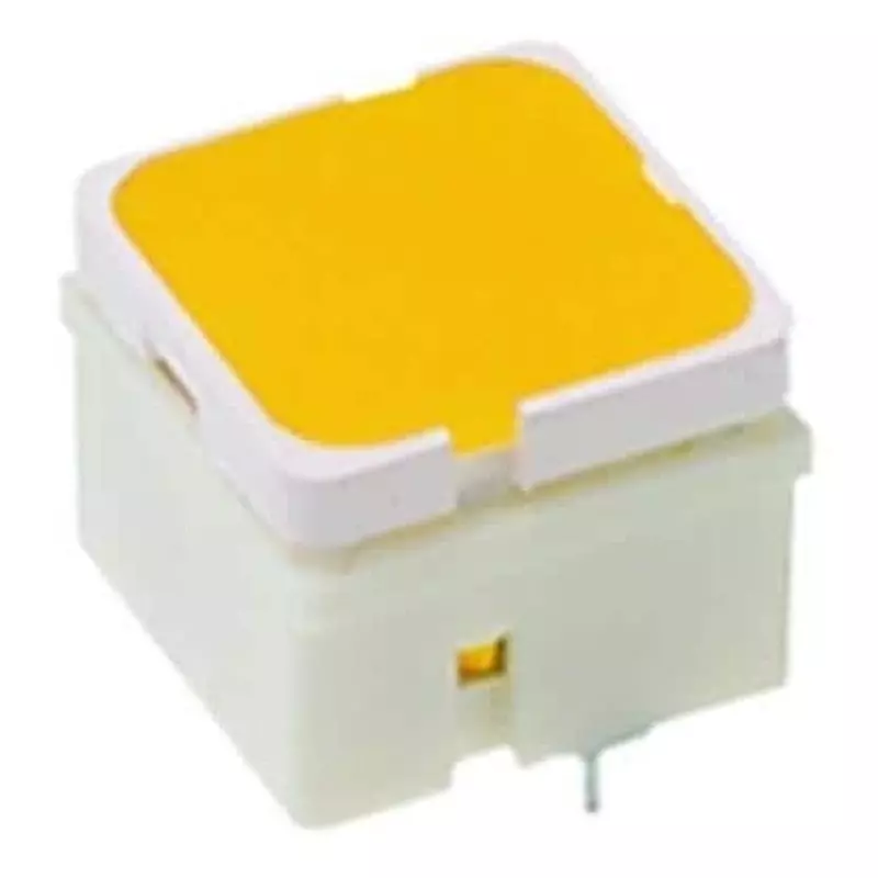 RAFI Tactile Switch Illuminated Solder Pin Termination 250 mA Square Actuator 35 V DC, 3.14.200.743/0000