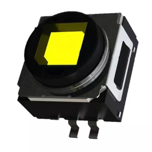 Diptronics Tactile Switch Illuminated Gull Wing Lead Termination 50 mA Square Actuator 32 V DC, ML9-MP4YQR