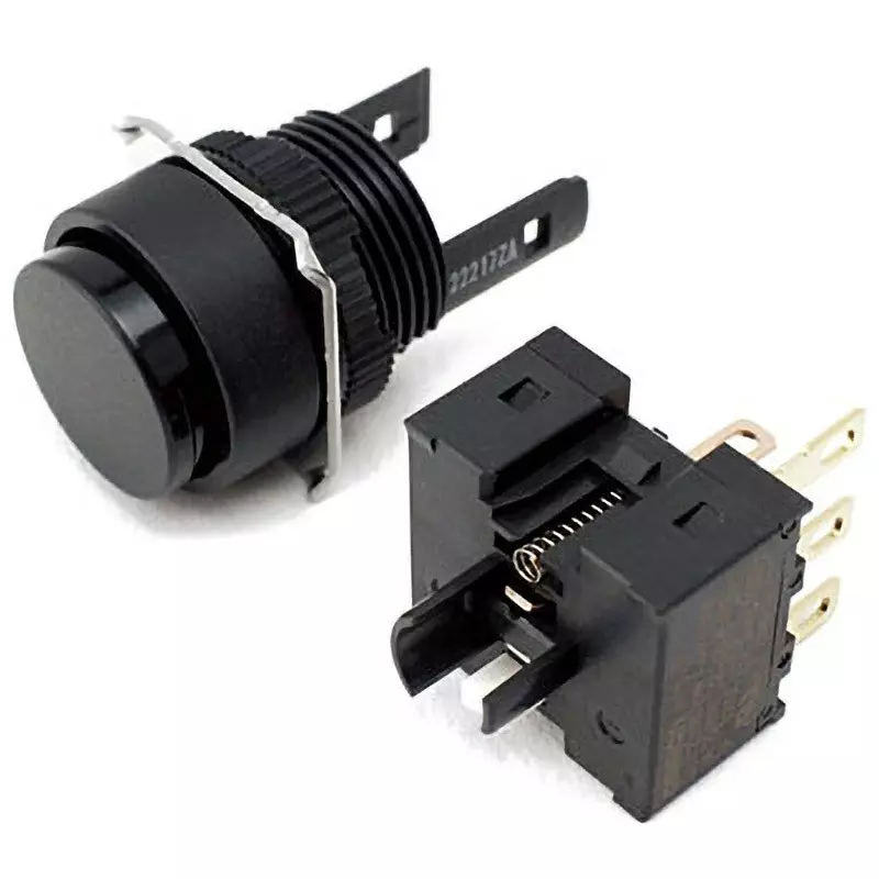 Omron Pushbutton Switch Momentary Operation Type 1C Contact, A16-TBM-1