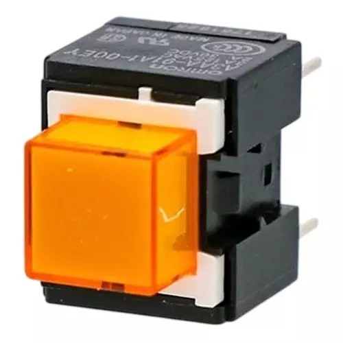 Omron Small Pushbutton Switch Pcb Terminal, A3AA-91A1-00EY