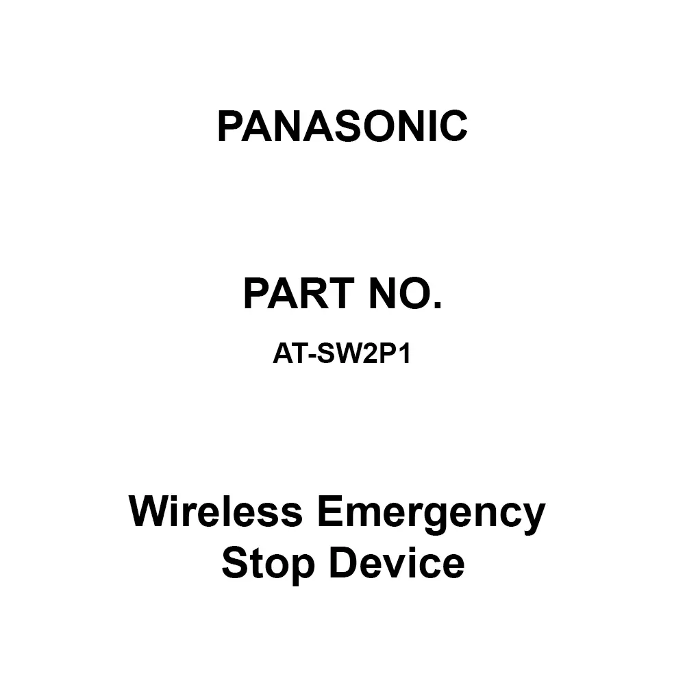 Panasonic Wireless Emergency Stop Device 920 MHz, AT-SW2P1