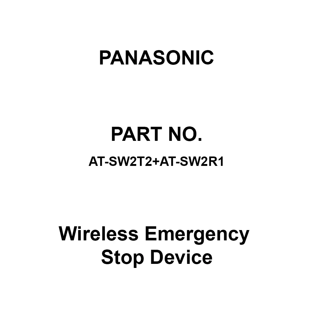 Panasonic Wireless Emergency Stop Device 920 MHz, AT-SW2T2+AT-SW2R1