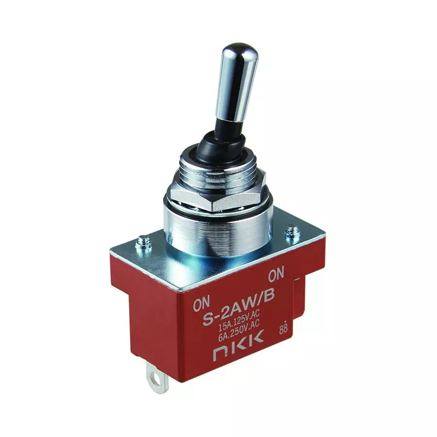 NKK SWITCHES Toggle Switch Solder Terminal Single Pole Double Throw S-2AW/B