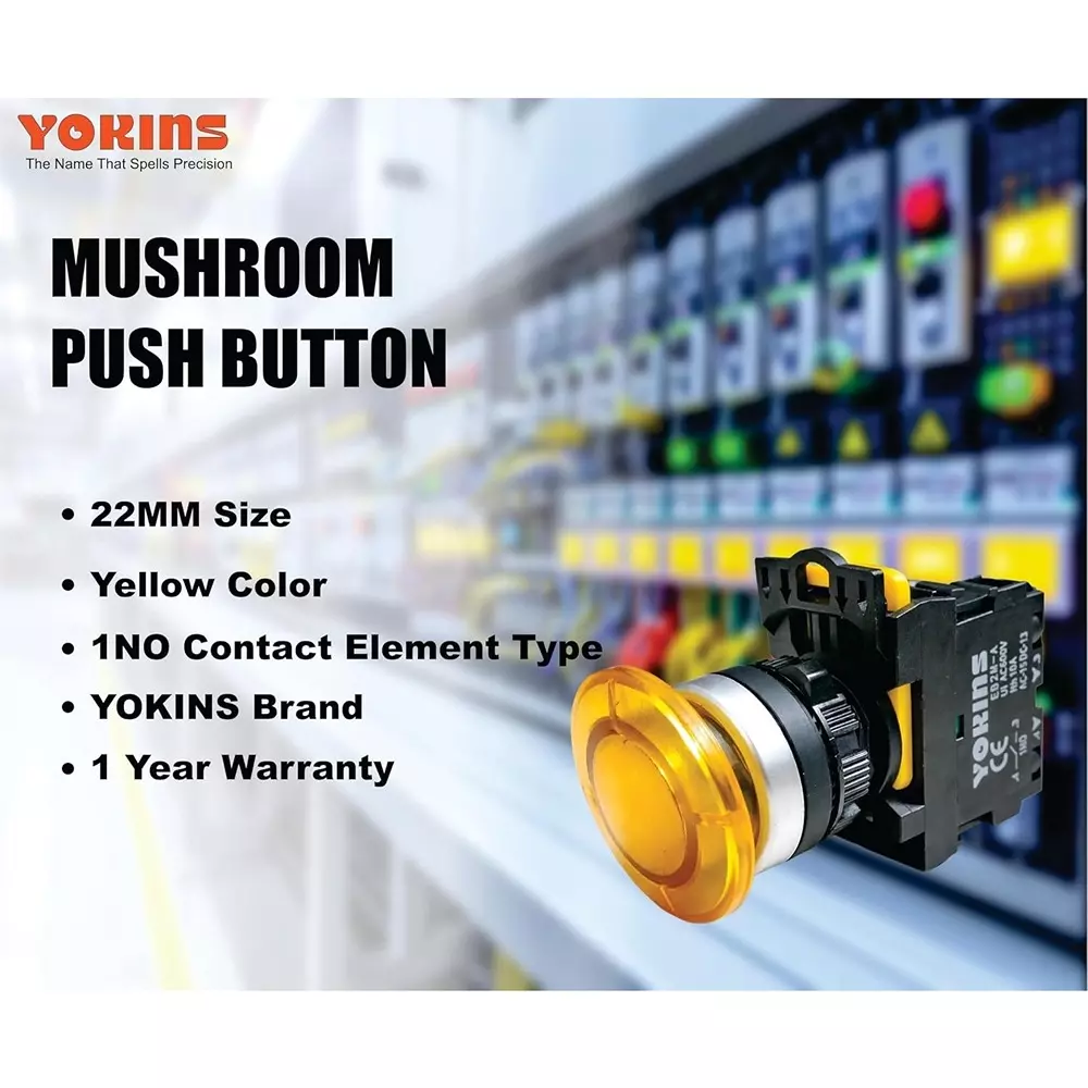 yokins-illuminated-mushroom-push-button-switch-22-mm-mounting-hole-diameter-220-v-ac-operating-voltage-with-led-indicator-yellow