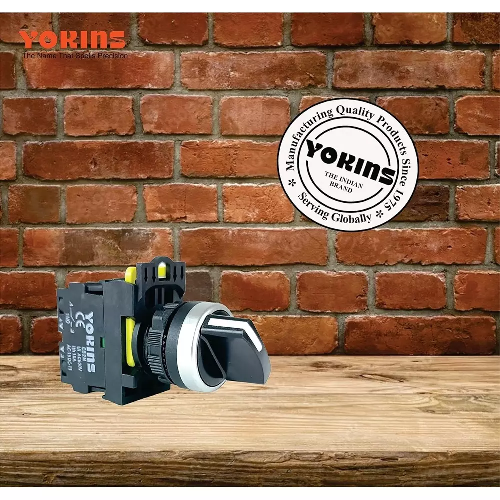 yokins-switch-maintained-push-button-2-way-position-eb2m-a-10x-22mm-black-color-with-spring-return-with-1no-copper-silver-contacts